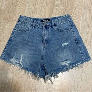 💙Vintage high rise Jean shorts